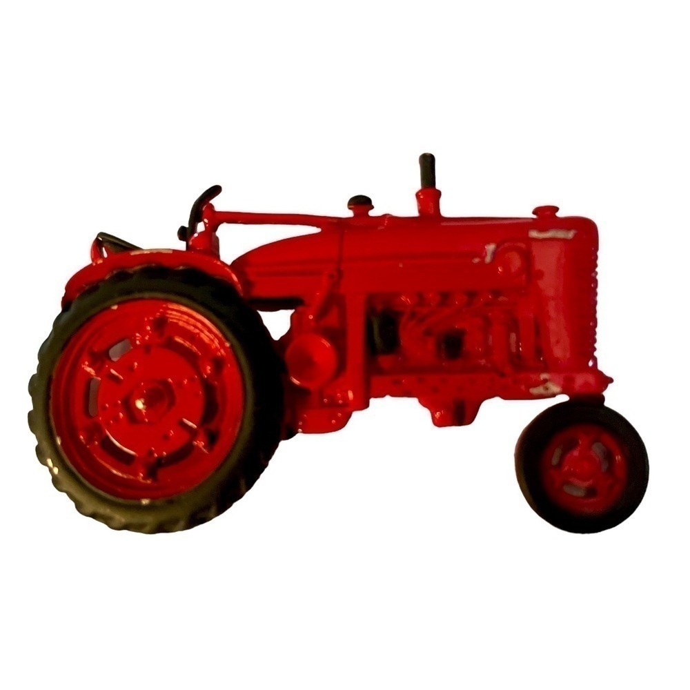 "Vintage JJ" RED Tractor Farming Equipment' Pin